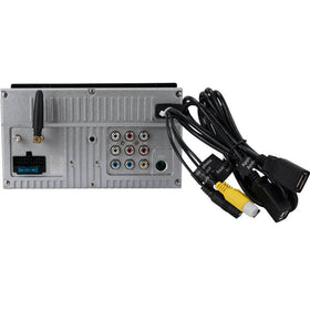 The unit fits most 2DIN dashboards for flexible installation in many vehicles.