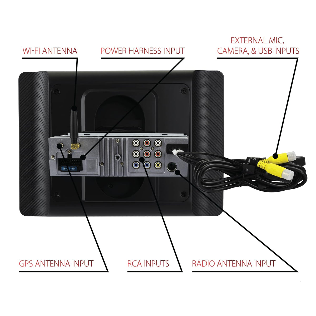 Dual Electronics DCPA81W certified wireless CarPlay and Android Auto support