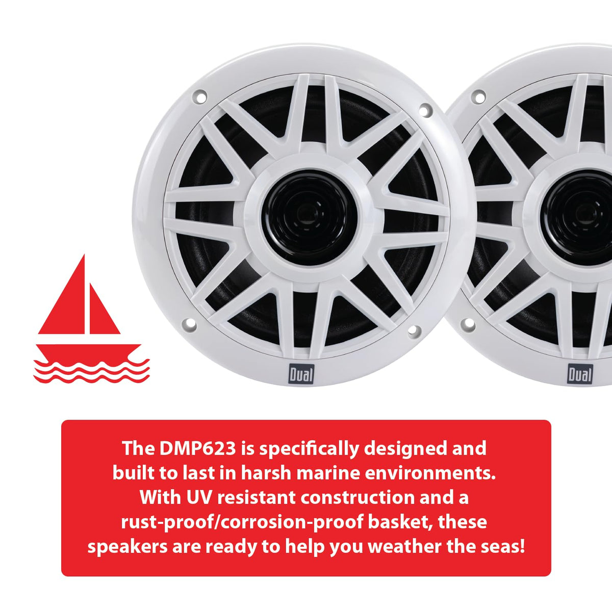 Weather-resistant shell image demonstrates UV and water protection for coastal boating.