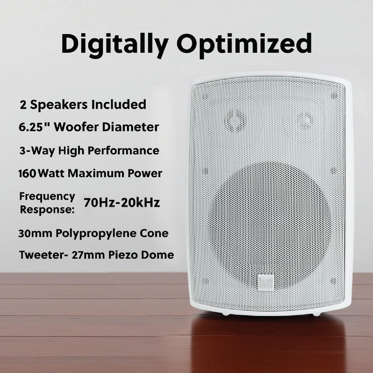 Dual Electronics LU63PW side-mount installation enables versatile mounting.