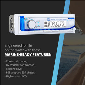 MXD140 sunlight-readable LCD displays eight characters clearly in direct sun.