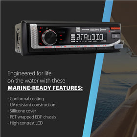MXD140B Bluetooth streaming for wireless boat listening