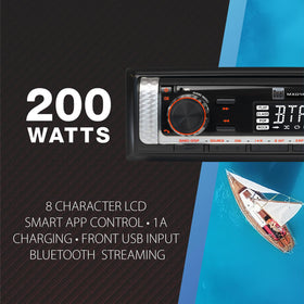 MXD140B sunlight-readable LCD aiding navigation at sea