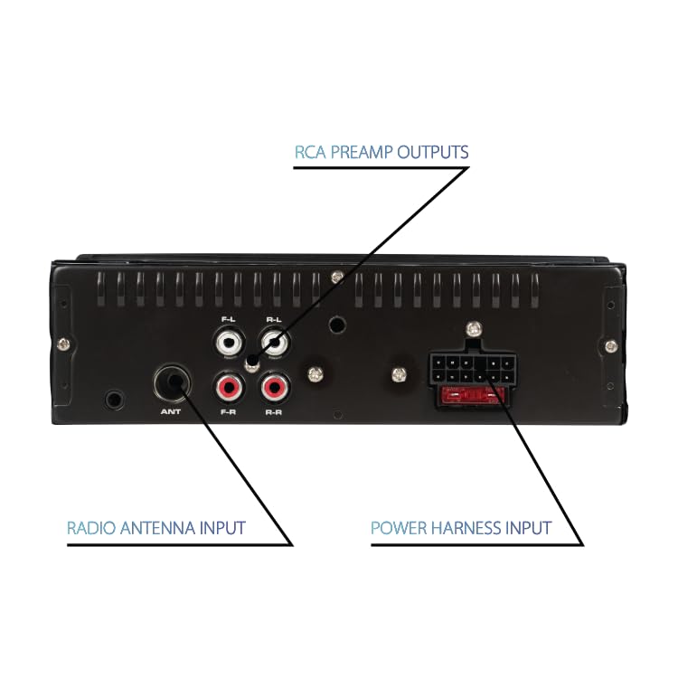 MXP152B included marine speakers and antenna simplify setup on deck.
