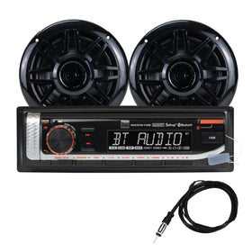 MXP152B in-dash head unit with marine-grade durability for saltwater use.