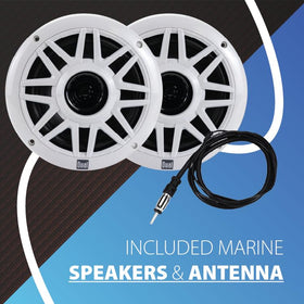MXP152W Bluetooth streaming and USB playback for on-board entertainment