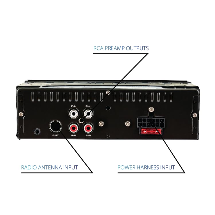 MXP152W dash-mount setup showing easy on-boat installation