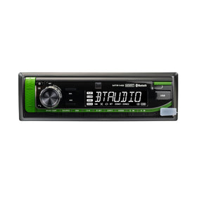 Dual Electronics TRJDR14G tractor radio front panel with clear LCD display