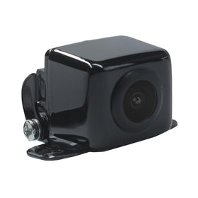 Dual Electronics XCAM150 backup camera mounted on truck for clear daytime visibility