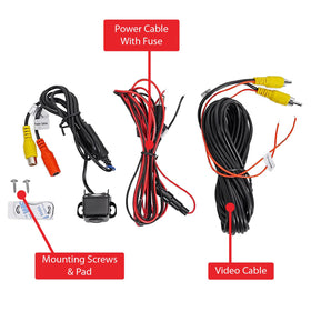 Dual Electronics XCAM150 wide viewing angle improving rear parking accuracy