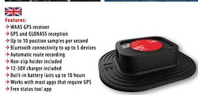 Dual Electronics XGPS160 WAAS and GLONASS compatibility enhances location accuracy.