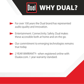 Dual Electronics LU43PB driver close-up revealing 3-way components for clearer sound