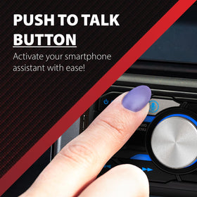 Dual Electronics XRM69BT side and wiring view aiding straightforward installation