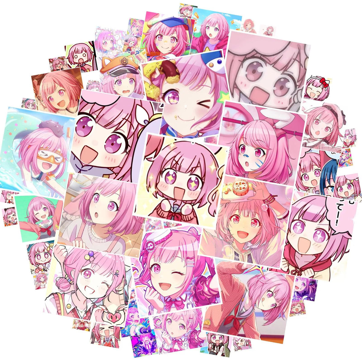 DUANWUPINS front package showing 50-piece sticker set for easy identification and gifting