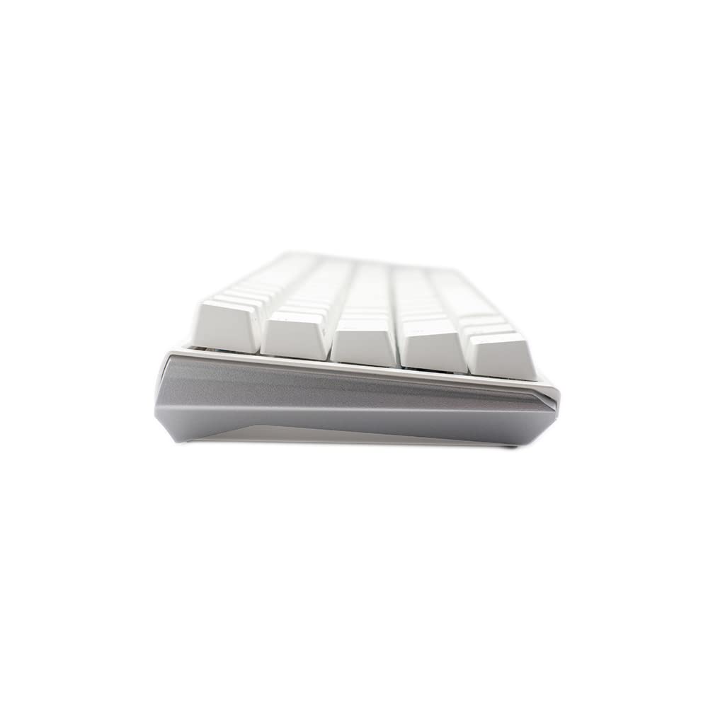 Ducky One 3 White case dampeners visible, enhancing sound and feel.