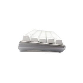 Ducky One 3 White case dampeners visible, enhancing sound and feel.
