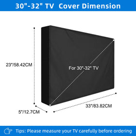 DUDSOEHO 600D waterproof fabric shielding a TV interior