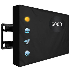 DUDSOEHO front view covering 60–65 inch TV protects from rain