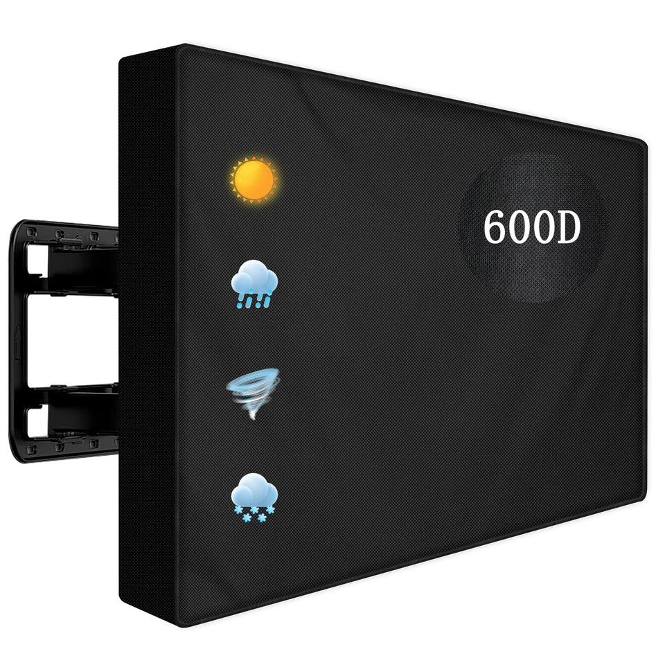DUDSOEHO front view covering 60–65 inch TV protects from rain