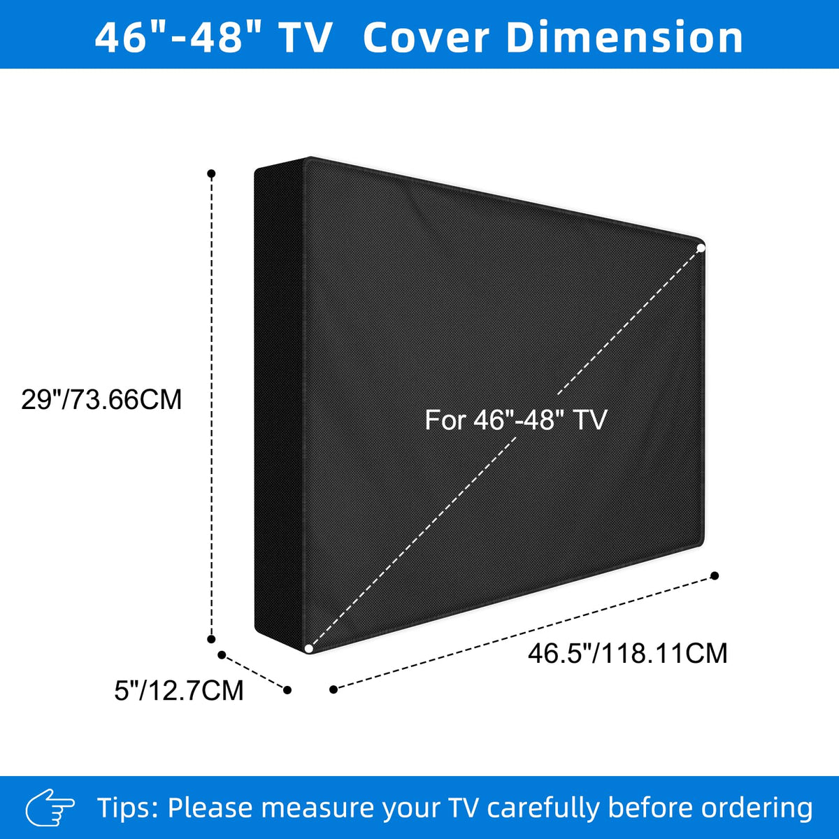 DUDSOEHO outdoor tv cover 360° protection from elements