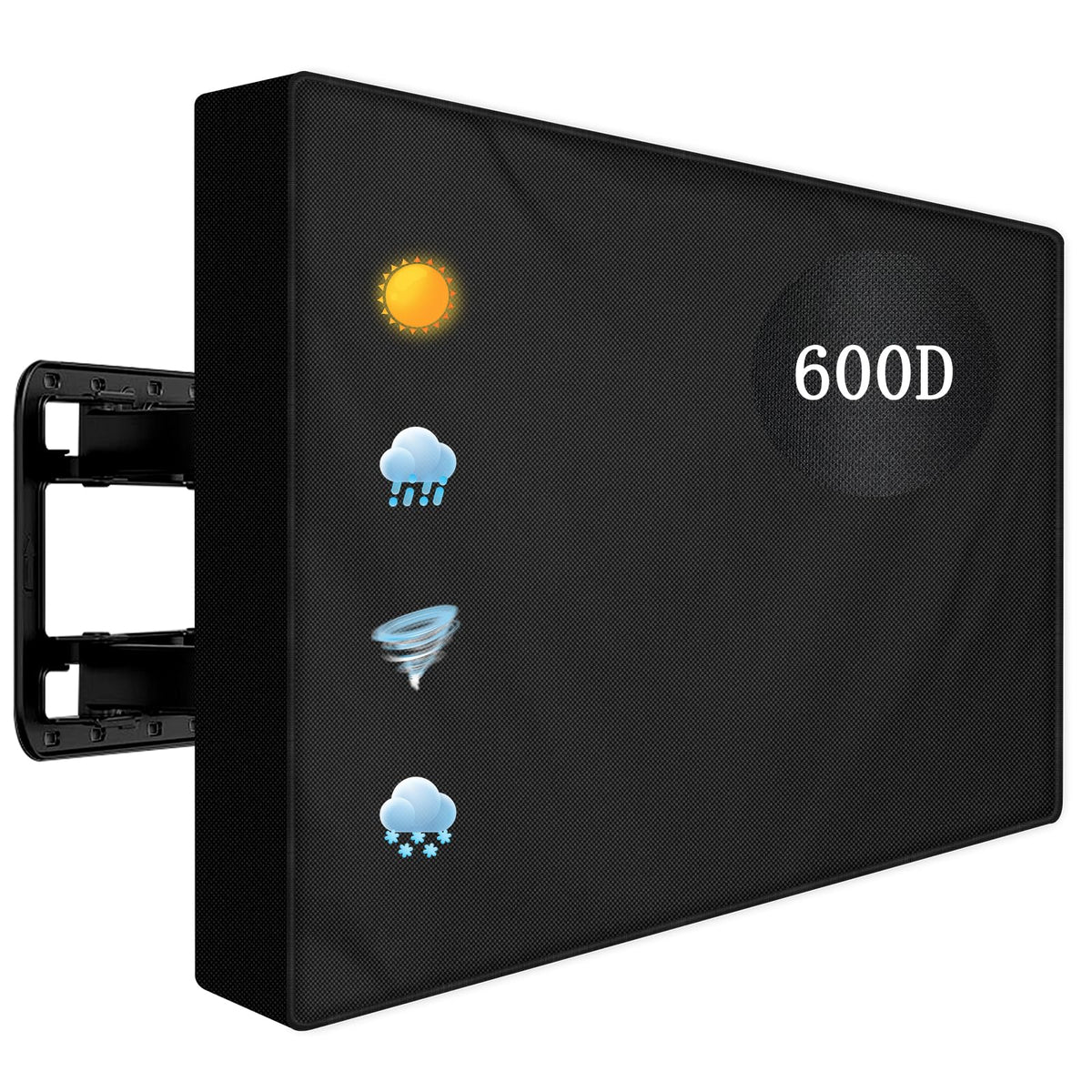 DUDSOEHO outdoor tv cover fits 55–58 inch screens for patio setups