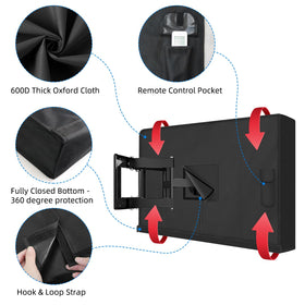 DUDSOEHO remote pocket detail keeps controller tidy and accessible