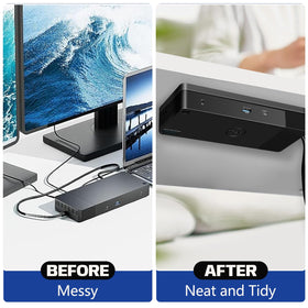 DUDUXI dock holder with side opening simplifies power supply access.