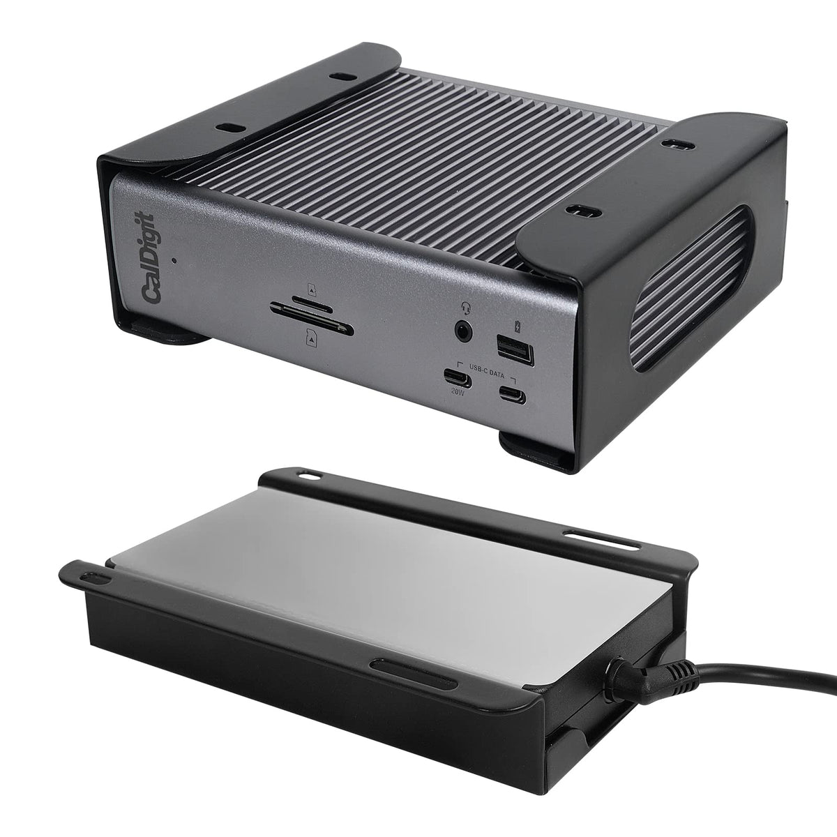DUDUXI under-desk holder secures TS4 dock for easy cable access