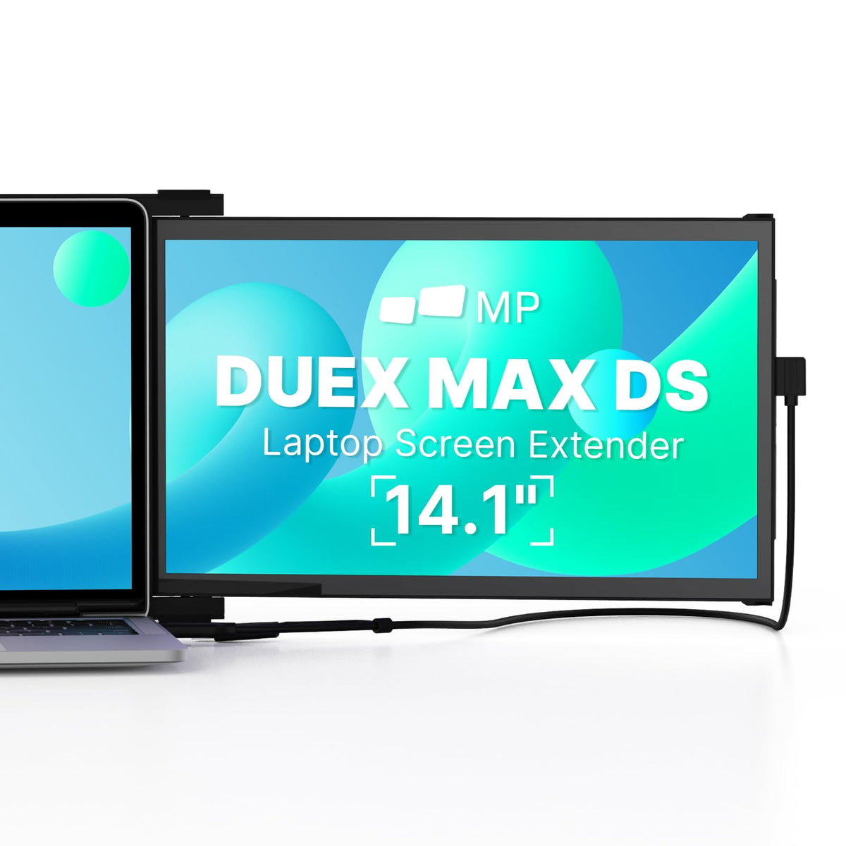 Duex Max DS 14.1-inch display delivers sharp multitasking-friendly visuals.