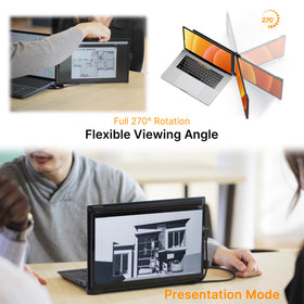 Duex Max DS laptop extension in landscape mode for expanded view