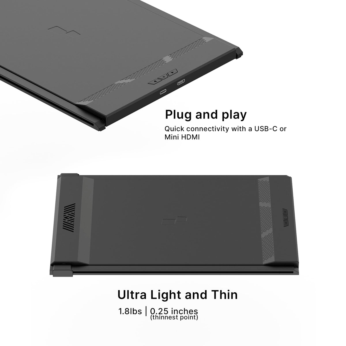 Duex Max DS lightweight travel monitor ready for on-the-go productivity