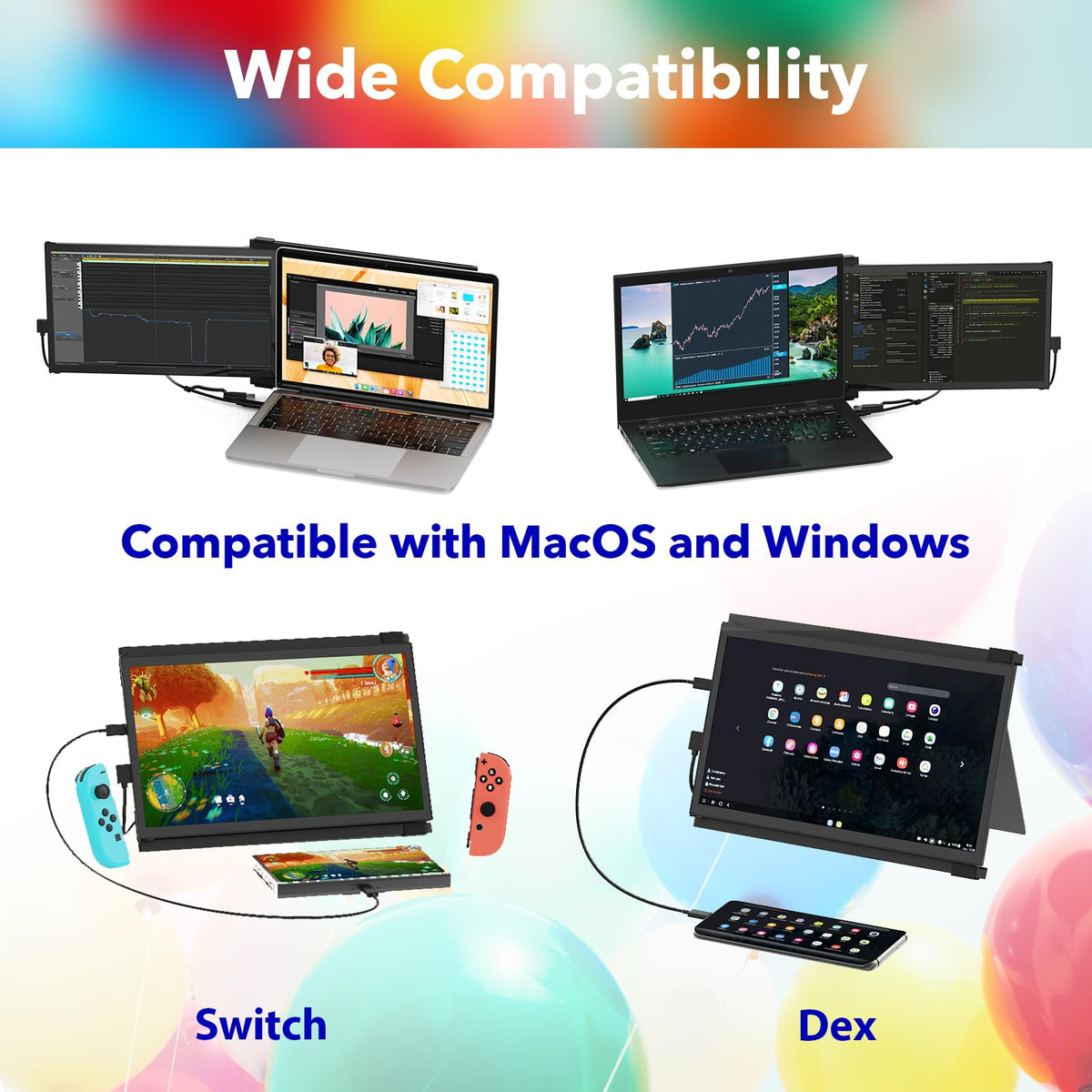 Duex Plus DS dual-screen multitasking supports multi-app workflows.