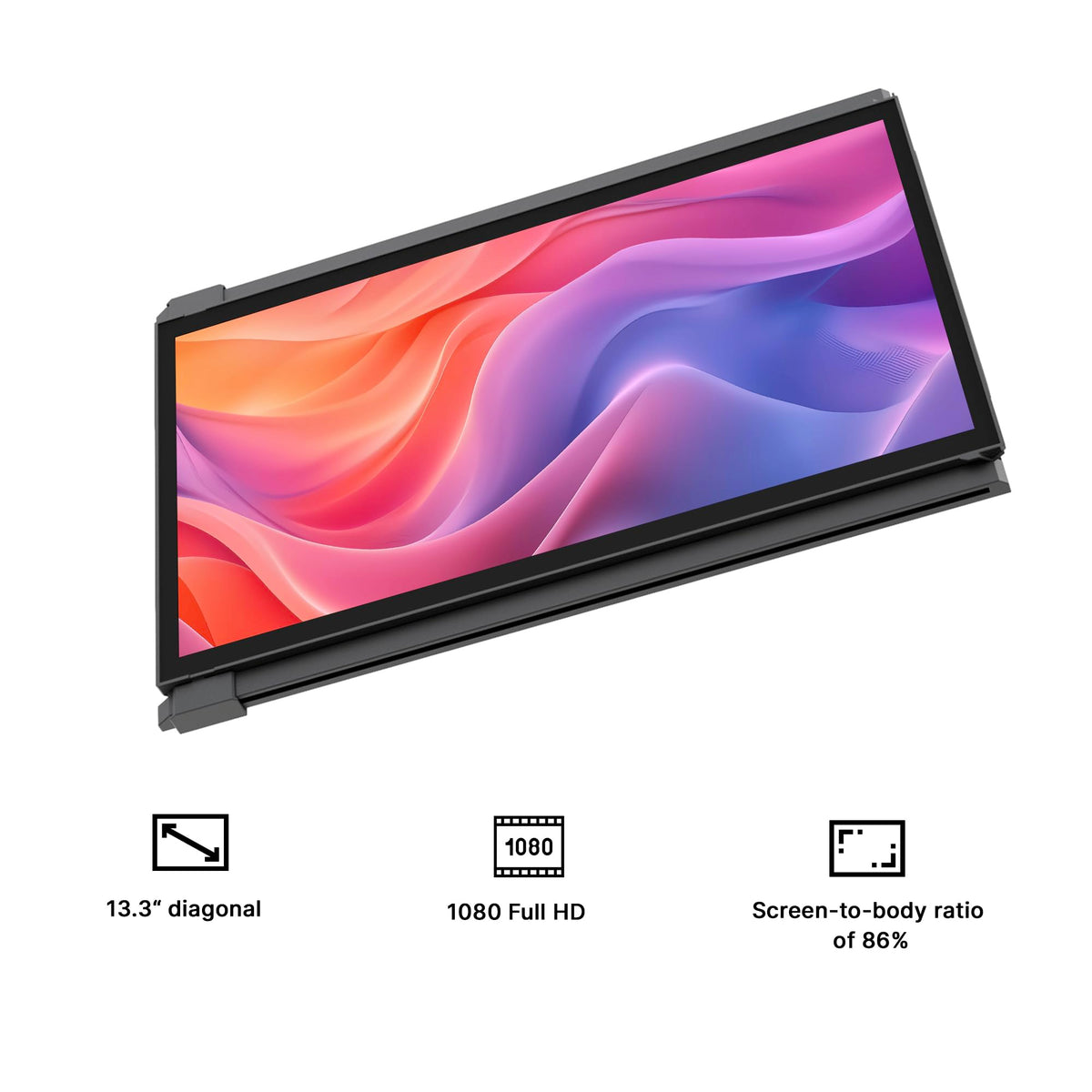 Duex Plus DS plug-and-play setup with USB-C or HDMI connections.