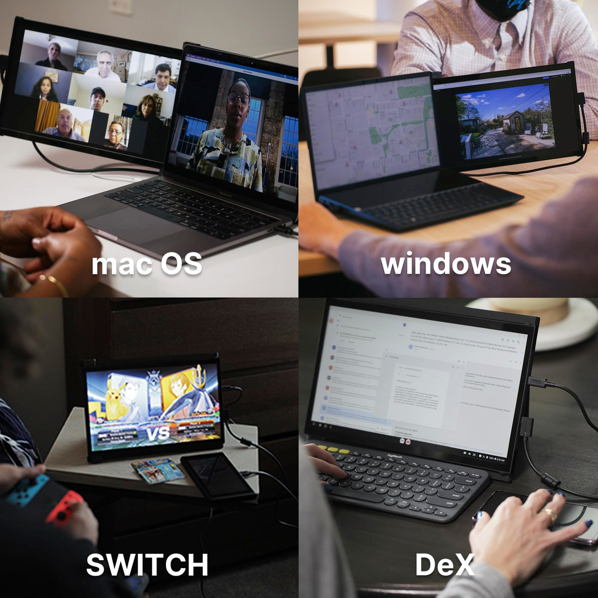 Portrait and landscape modes supported for flexible workflows.