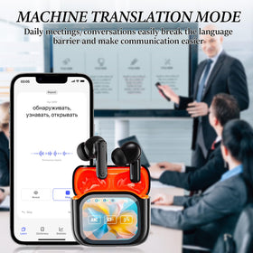 Dufuphae NE20 LCD touch shows translation modes and calls