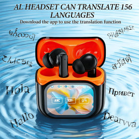 Dufuphae NE20 translation mode image illustrates real-time bilingual communication