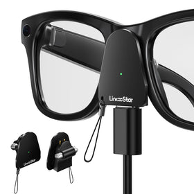 DuHeSin charging adapter for Ray-Ban Meta two-pack for versatile on-the-go charging.