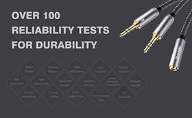 DUKABEL 24K gold-plated contacts ensure clean signal transfer.