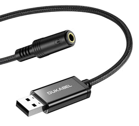 DUKABEL front packaging showing adapter and benefits for easy setup