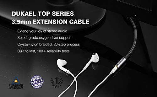 DUKABEL extension with gold-plated contacts for reliable signal.