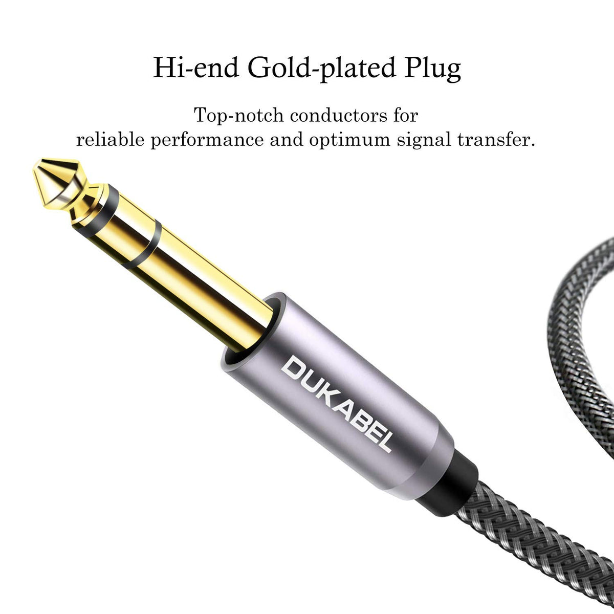 DUKABEL TopSeries long crystal-nylon braided exterior protects against wear
