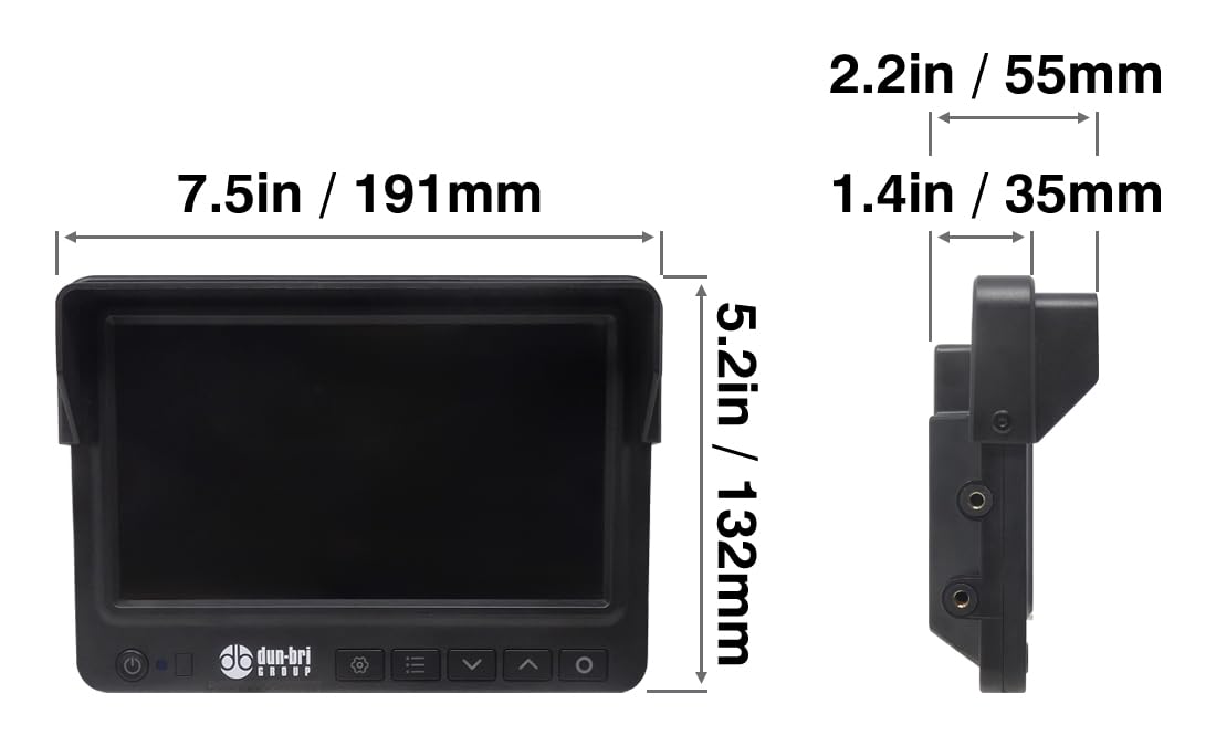 Dun-Bri IP69K waterproof camera withstands dust and washdowns.