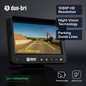 Dun-Bri wired AHD connection ensures a stable signal.