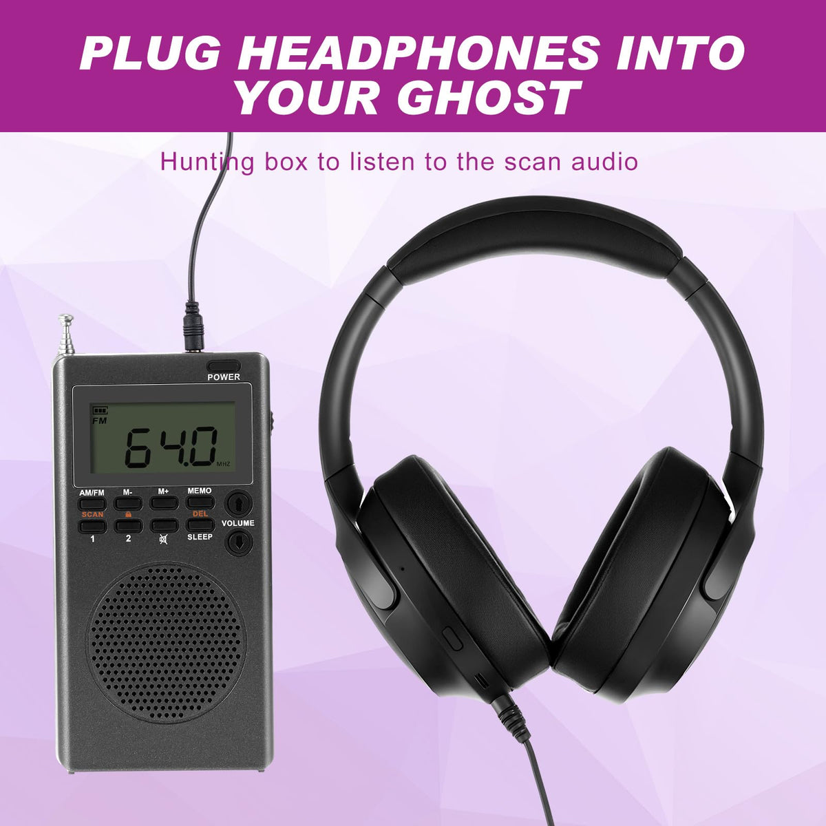 Dunzy headphones Bluetooth pairing display enabling wireless evidence review