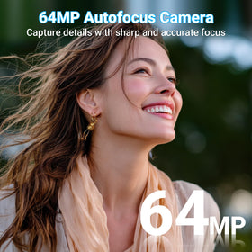 DUOCH dual-lens close-up highlighting lens switchability for selfies and rear shots