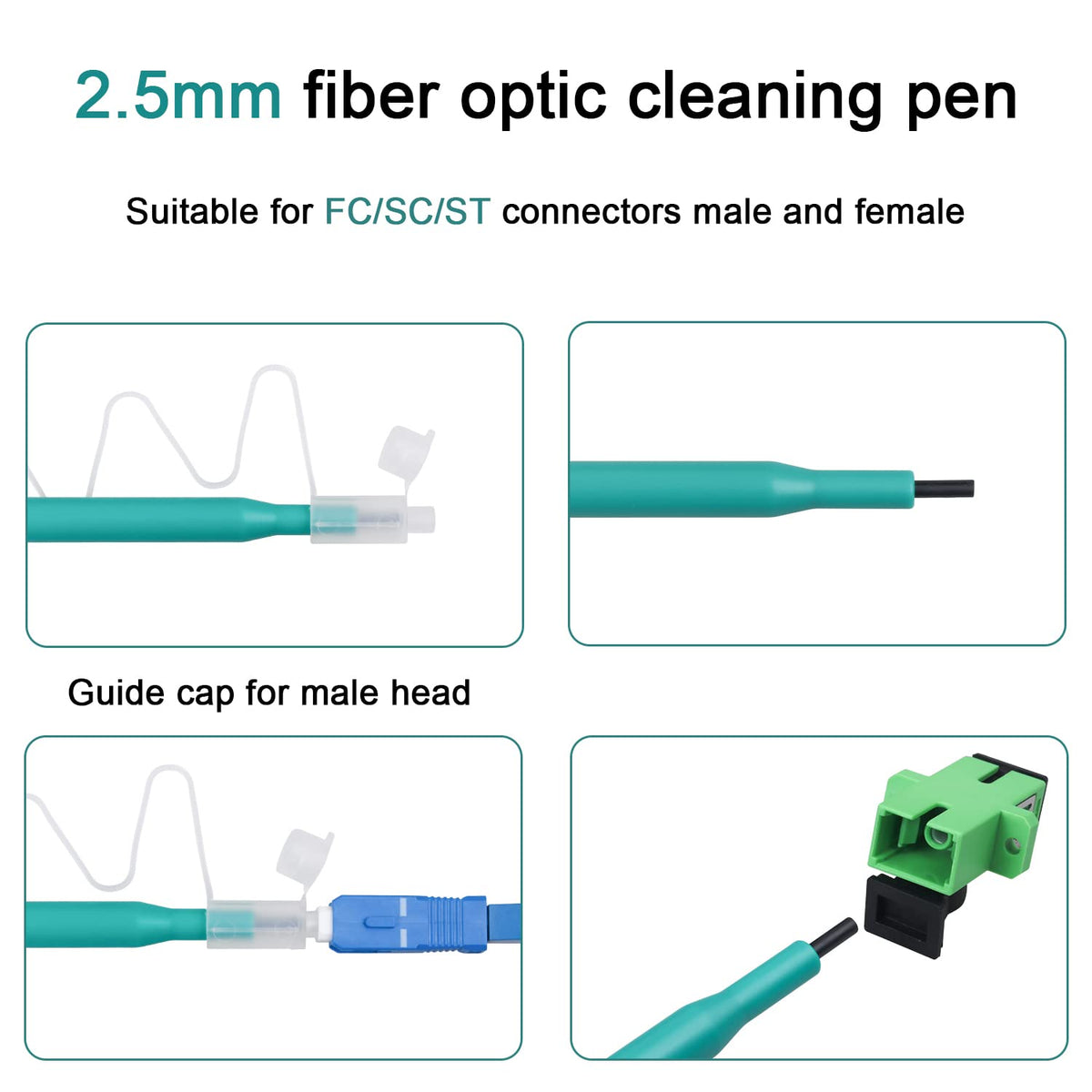 Duogalia cleaning tools close-up for fiber maintenance