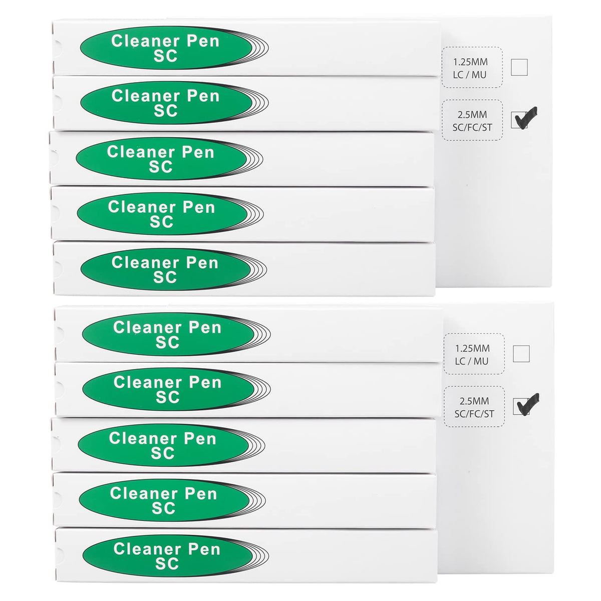 Duogalia fiber cleaner pen for 2.5mm connectors delivers precise cleaning.