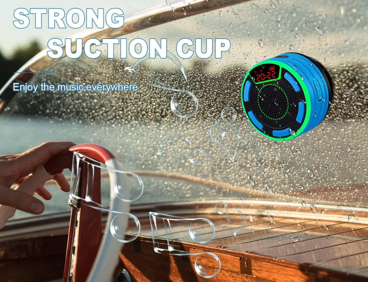 DuoTen floating in pool highlighting IPX7 waterproof protection