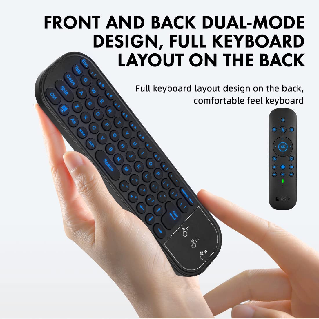 dupad story touchpad detail demonstrating gestures, speeds navigation