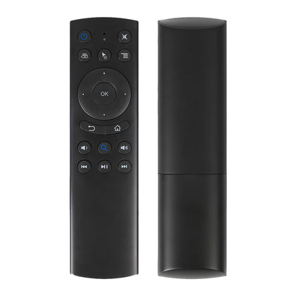 Dupad Story G20S air remote control held in hand; wireless range up to 10 meters.